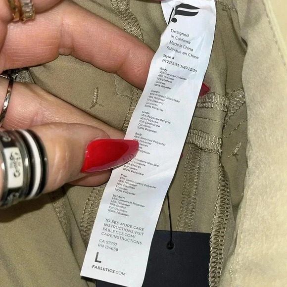 Fabletics The Only Pant Tan Golf Career Performance Casual Office Casual Comfy - Picture 6 of 7